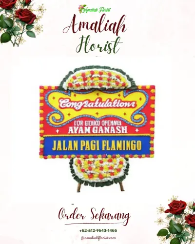 Bunga Papan Congratulation di Nazalou Lolowua